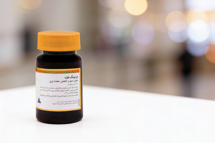 تصویر قرص برنینگ روی سطح سفید